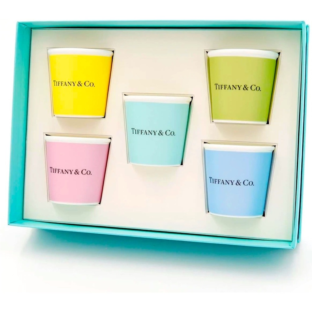 Tiffany &Co. Everyday Objects
Espresso Cups, Bone China
Set of 5 New in box